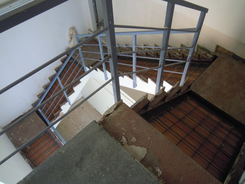 Construcción de una escaleraFormación de escalera